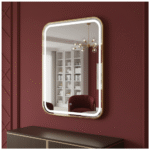 Buy Square Shaped Diamond LED Mirror With Frame